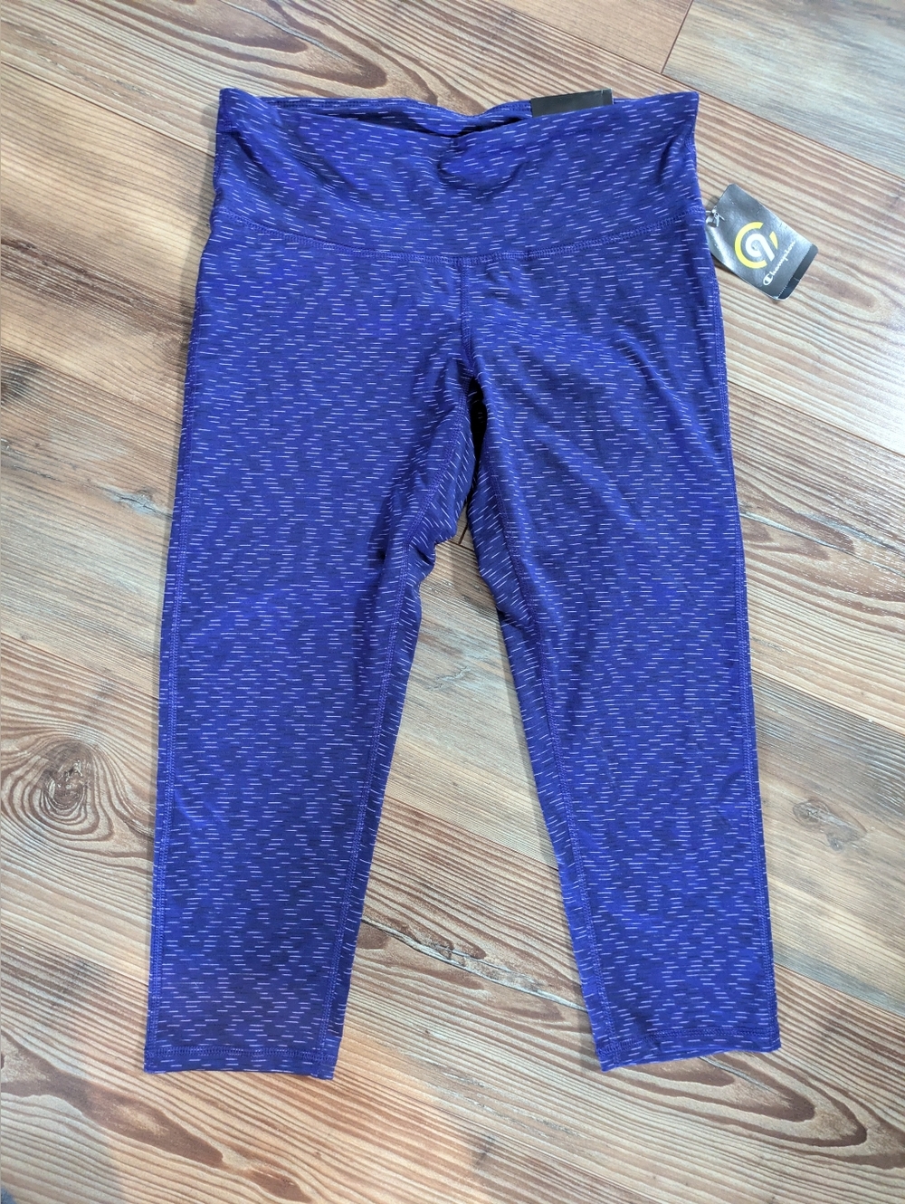 C9‎ Champion Freedom Purple Cropped Tight Activewear Leggings Medium NWT
